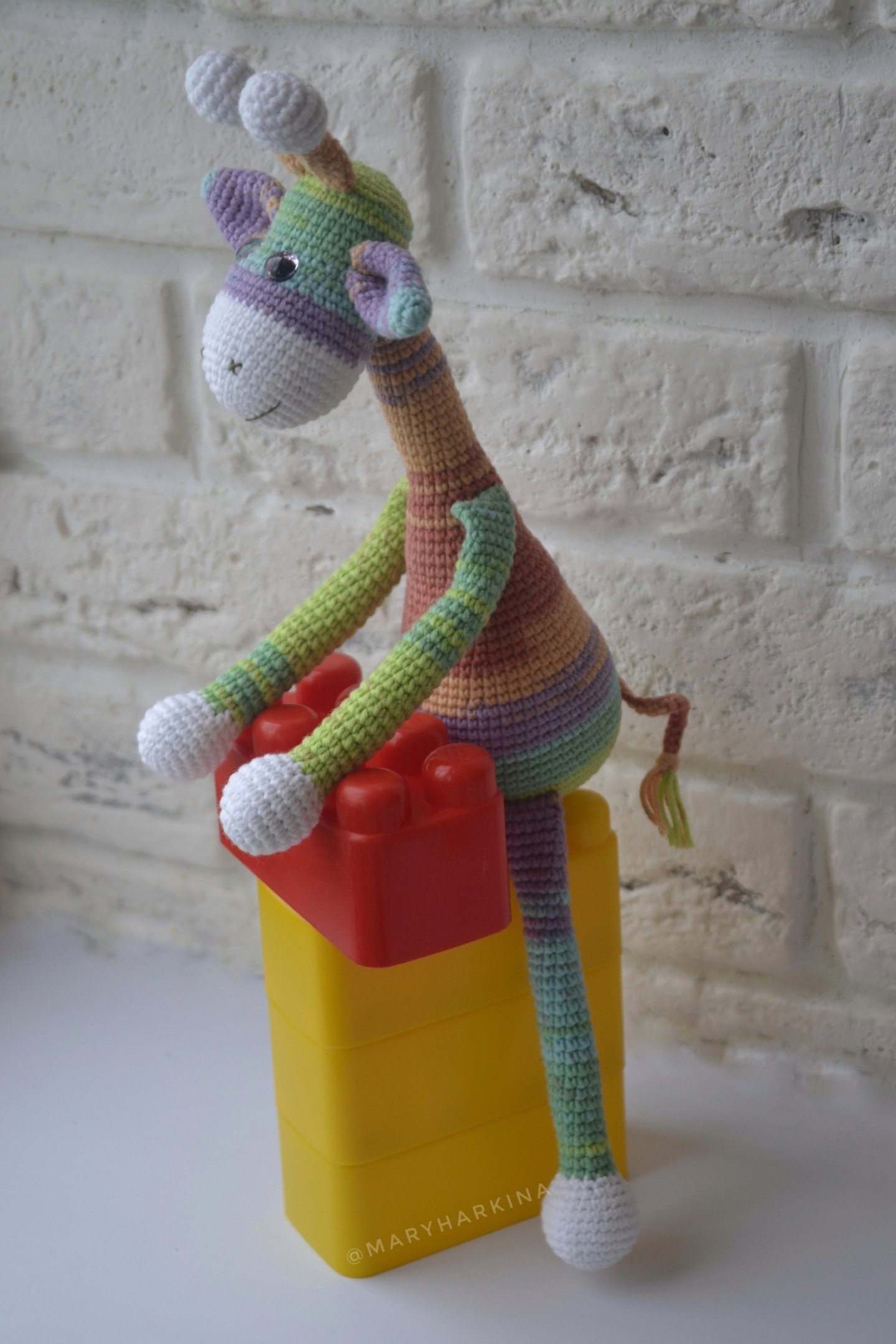 What is the name of the giraffe? - My, Knitting, Giraffe, Longpost