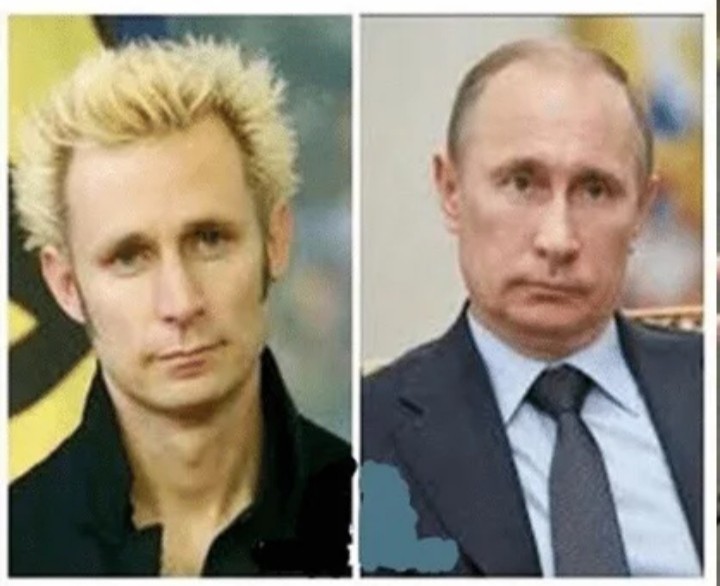 Remember the GreenDay guitarist? - Green day, Vladimir Putin, Comparison