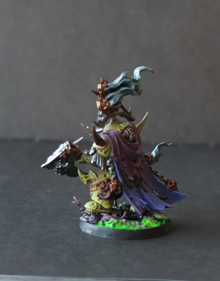 Lord of contagion - My, Warhammer 40k, Painting miniatures, Death guard, Nurgle, Wh miniatures, Longpost