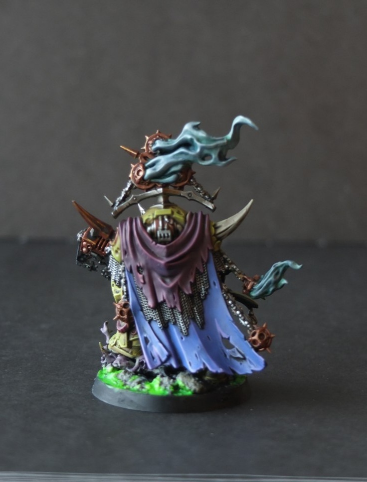 Lord of contagion - My, Warhammer 40k, Painting miniatures, Death guard, Nurgle, Wh miniatures, Longpost