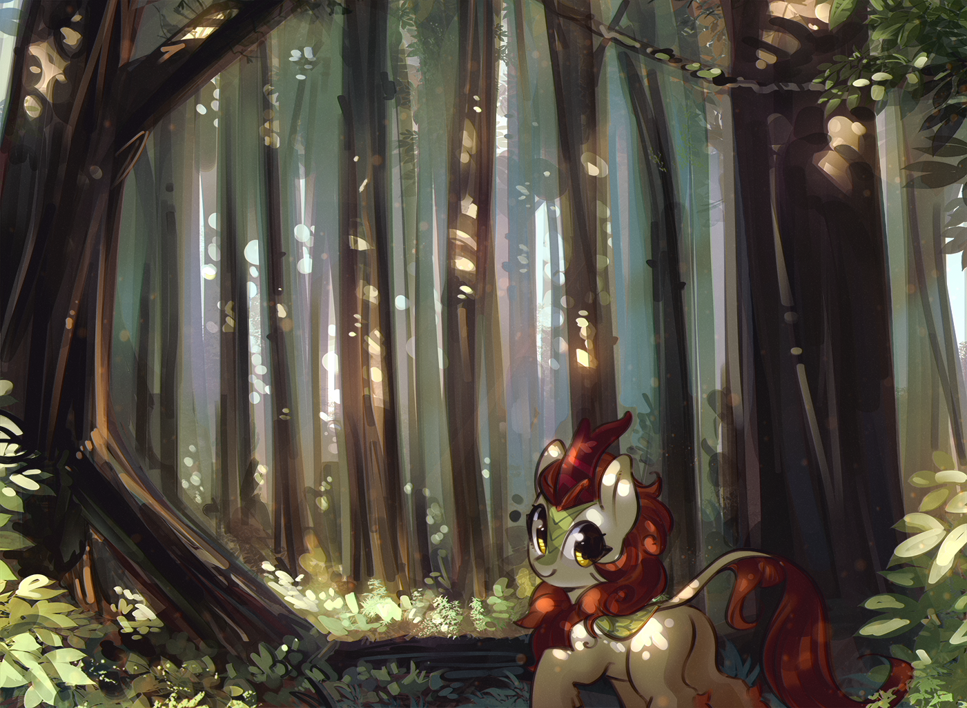 Nyasha Kirinyasha - My little pony, Autumn blaze, MLP Kirin, Mirroredsea