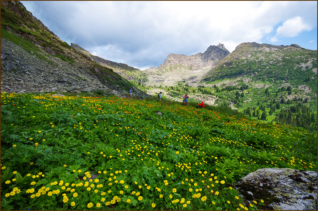 Jerboa waterfall and the road to it - My, Russia, Ergaki, Travels, Photo tour, Longpost