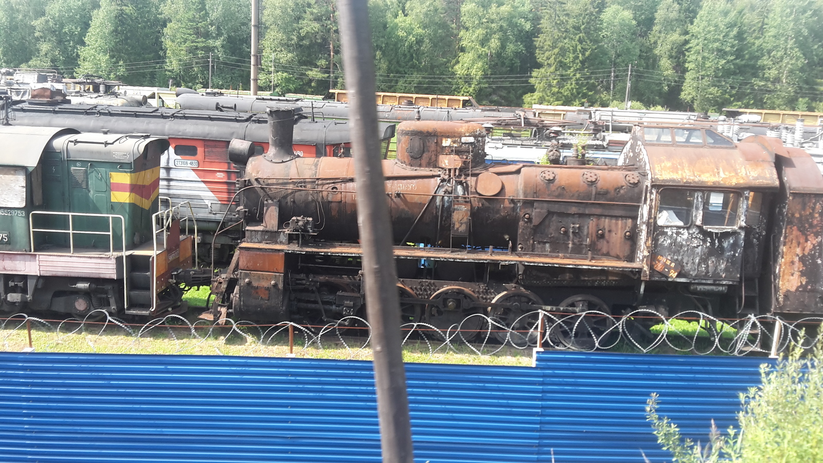 old trains - My, A train, Locomotive, Railway, In the vastness of the country