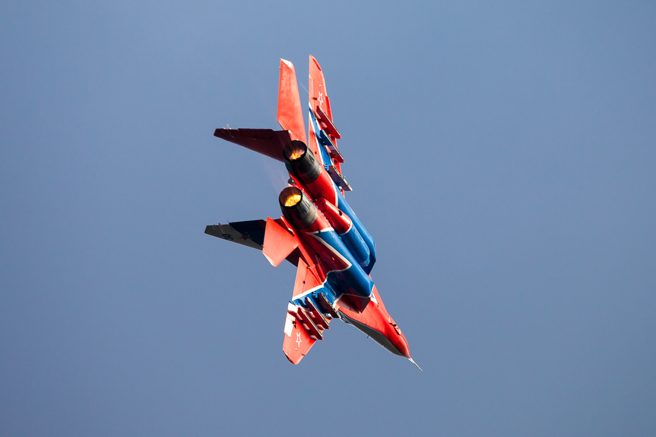 Performance of AGVP Swifts in Kazan - My, Aerobatics, Aviation, Swift, Kazan, MiG-29, Longpost, The photo