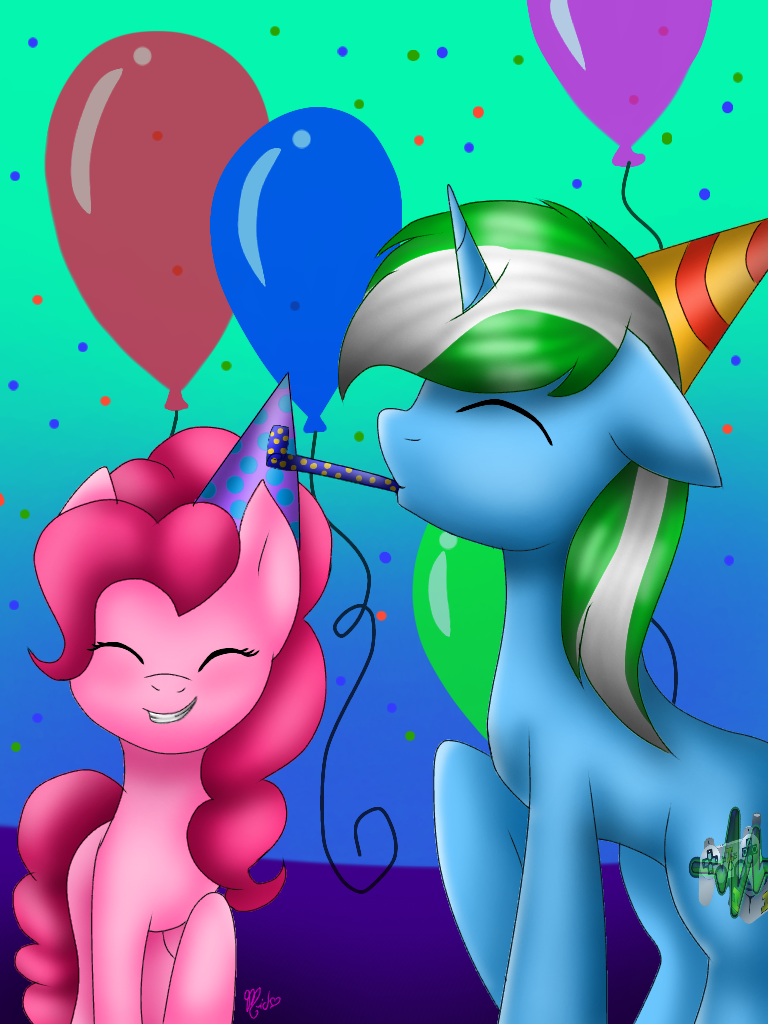 So I flew around the sun for the eighteenth time ... - My little pony, Pinkie pie, Original character, Birthday