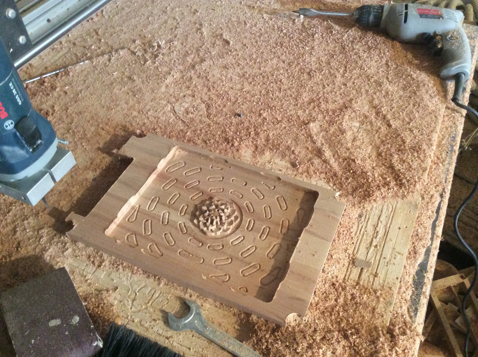 Chaban (Tea table) on CNC. Long post with pictures. - My, CNC, Chaban, Woodworking, , Longpost