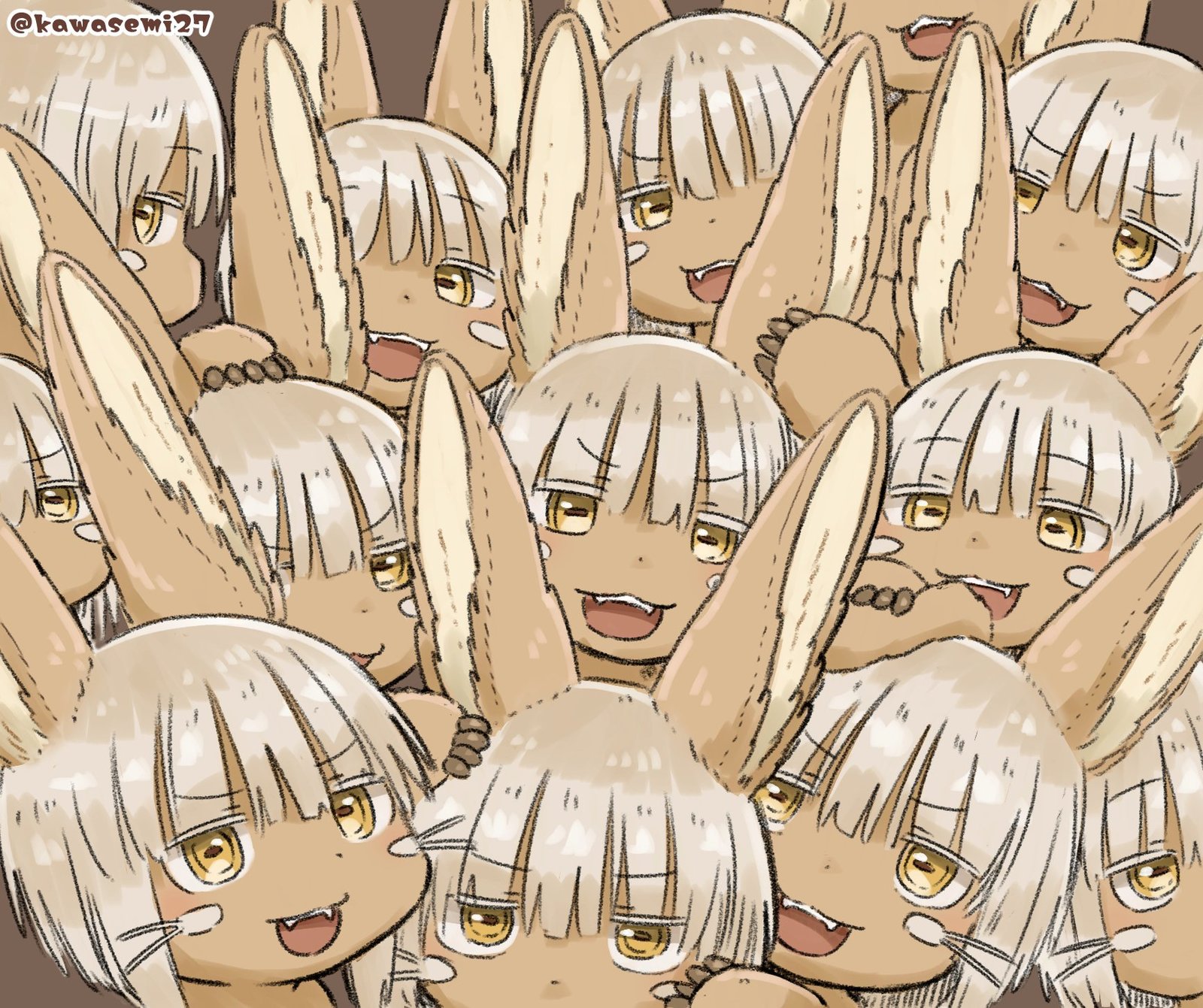 Lots of Nanachi - Nanachi, Anime art, Made in abyss, Anime, 