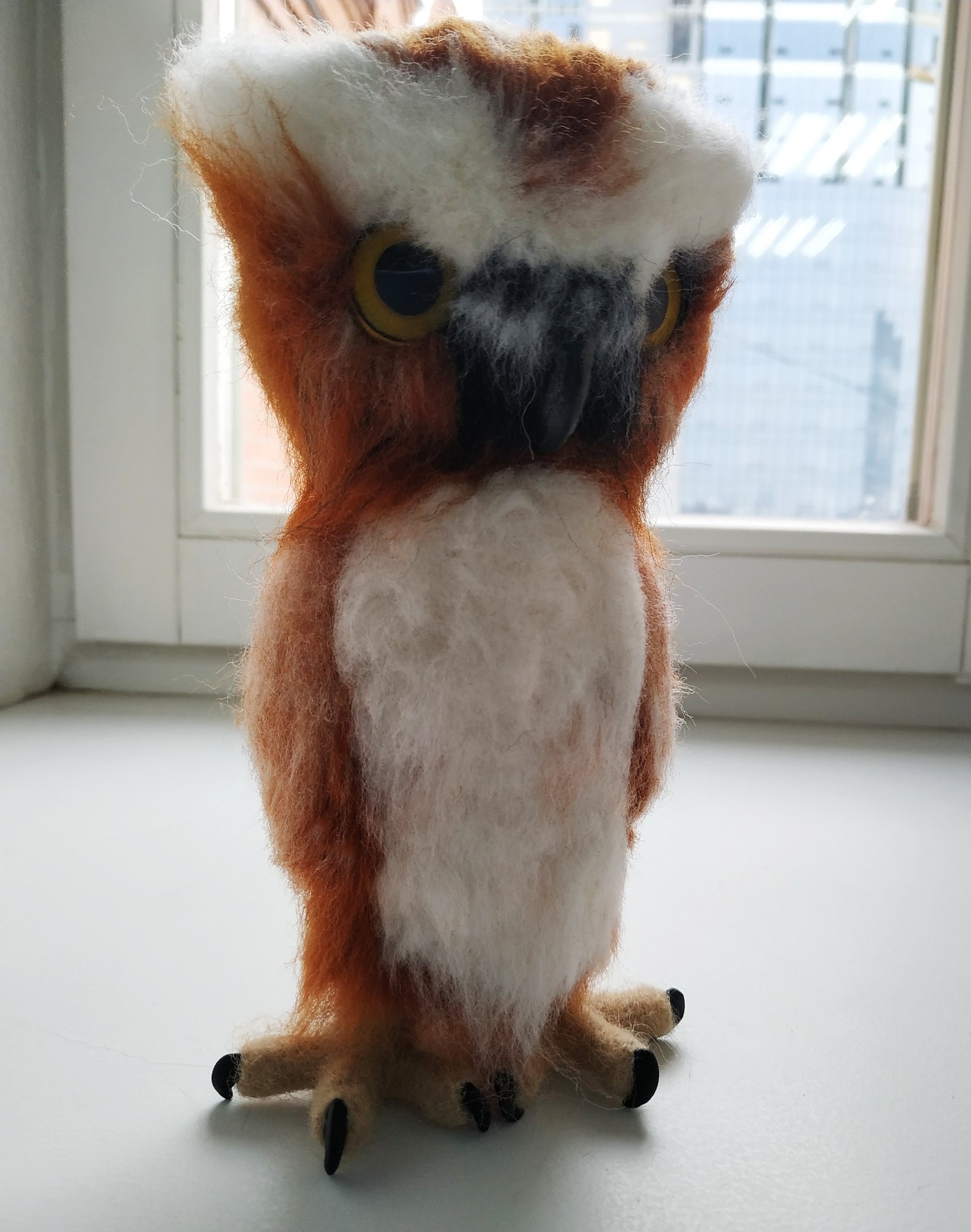 new work) - Dry felting, Author's toy, Longpost