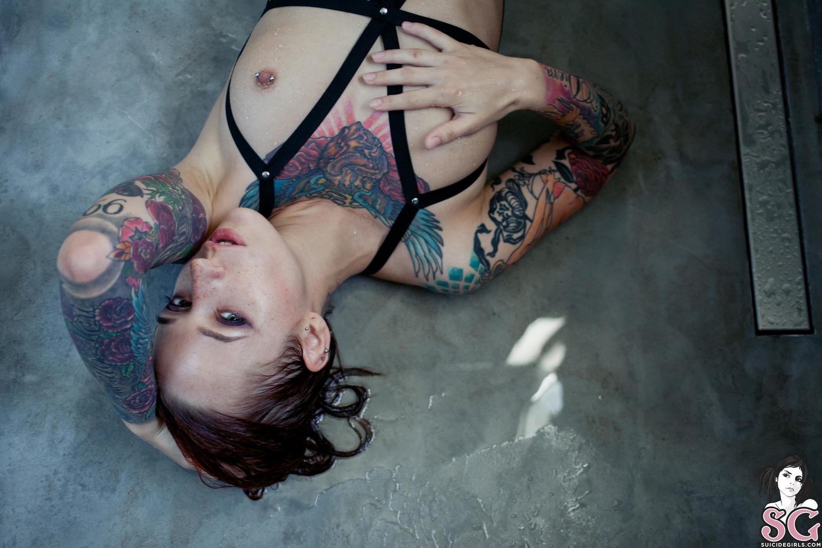 JaneSinner - NSFW, Janesinner, Suicide Girls, Красивая девушка, Сиськи, Тату, Попа, Длиннопост