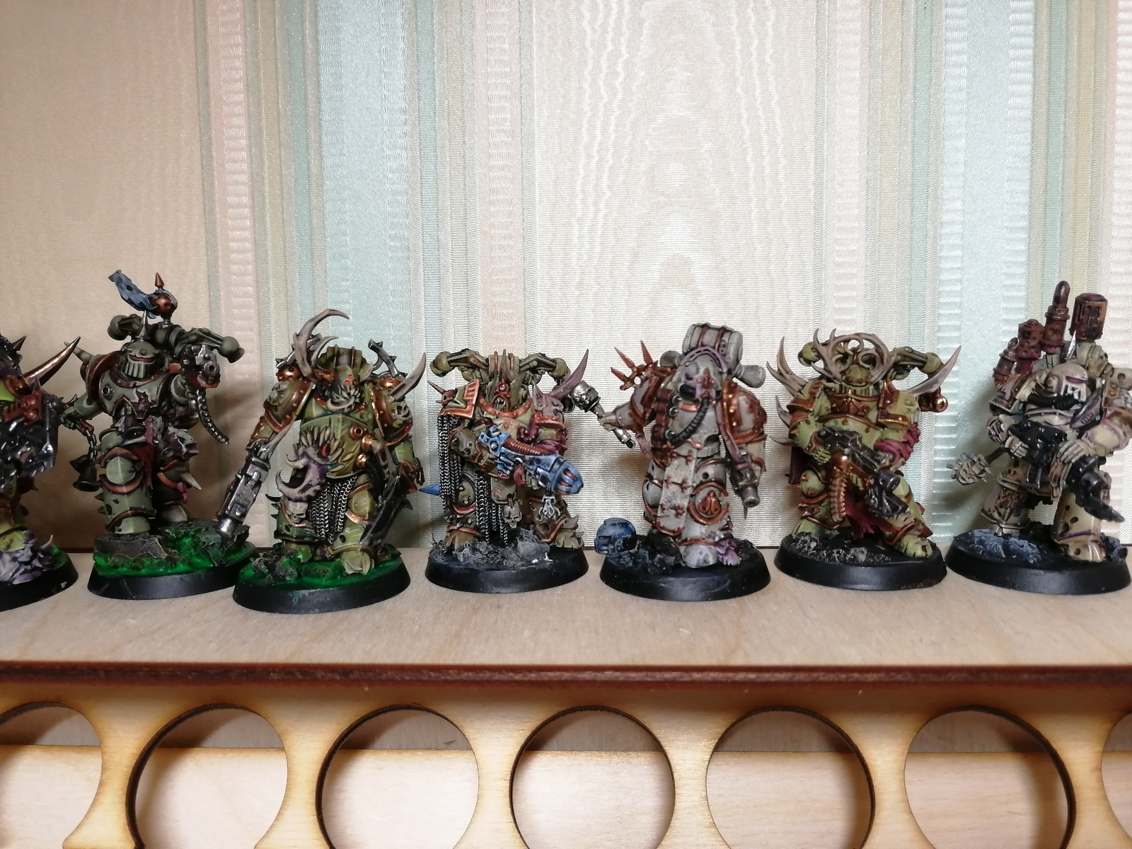 A few plugs in the feed - My, Wh miniatures, Painting miniatures, Miniature, Plague marine, Longpost