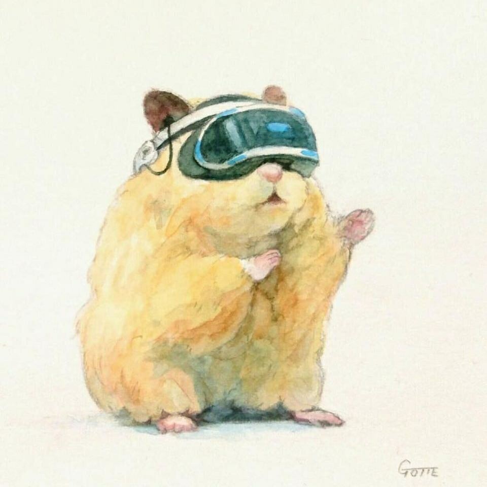 Hamsters - Hamster, Drawing, Longpost