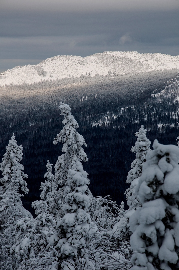 Far Taganay (view from the top of Itsyl) - Southern Urals, Ural, Taganay, The mountains, Winter, The photo, Nature, Itzil, Longpost