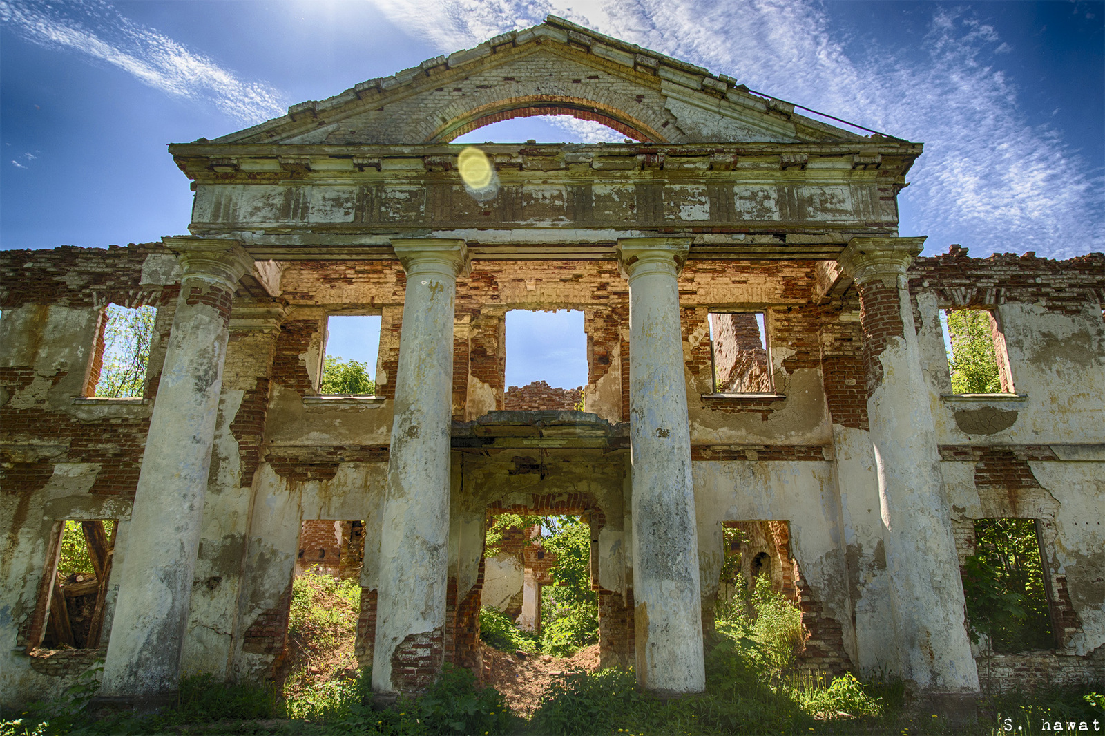 Abandoned estate Grebnitsky - My, The photo, Republic of Belarus, Abandoned, Vitebsk region, Manor, Nikon, HDR