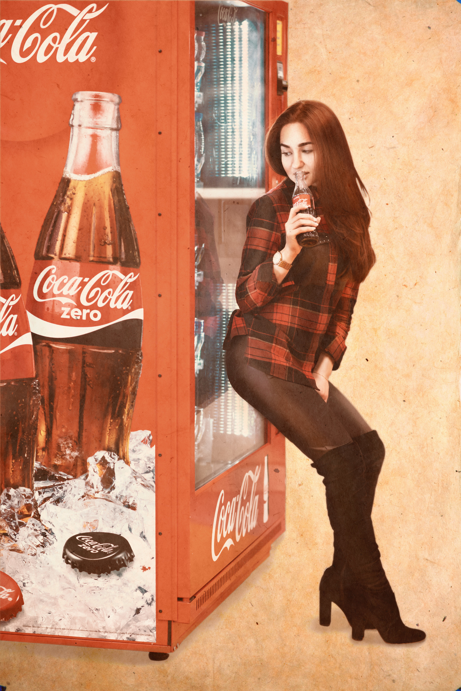 Coca-Cola - My, Pin up, Beginning photographer, Models, Coca-Cola, Longpost