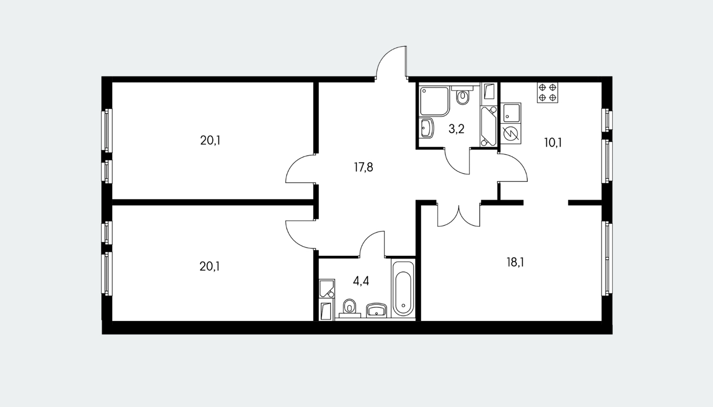 How to choose the right floor plan. Studios, undershirts or europlans - 