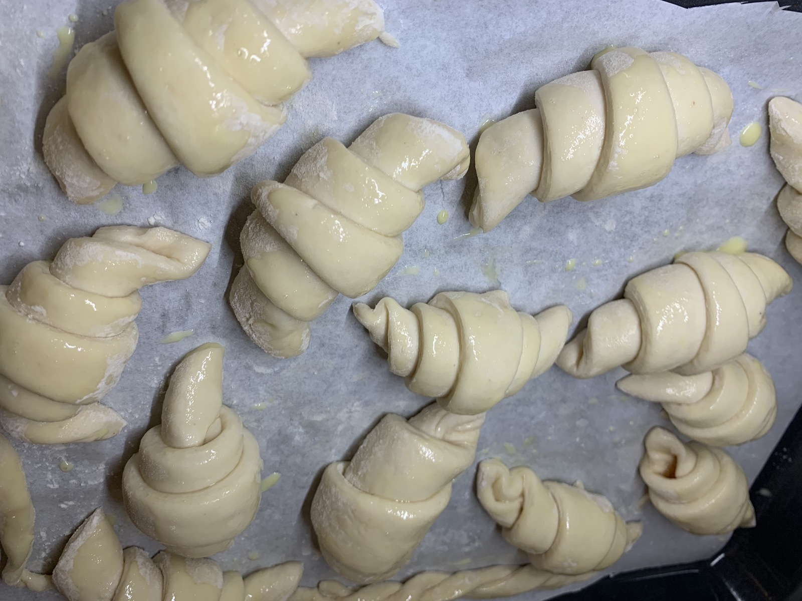 Croissants for the lazy - My, Recipe, Bakery products, Croissants, , Yummy, Food, Longpost