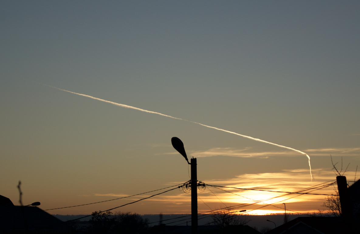 When an international airway passes over your house - My, Aviation, Flightradar24, Cherkessk, Airplane, Longpost