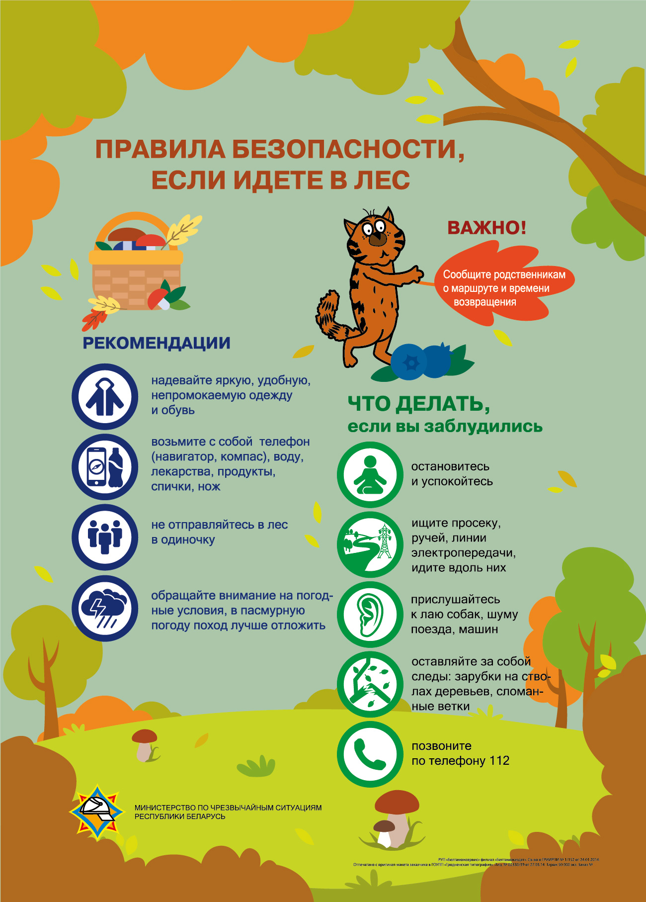 Posters of the Ministry of Emergency Situations of Belarus - Republic of Belarus, Ministry of Emergency Situations, Poster, Safety, , Longpost, Images, Leaflets