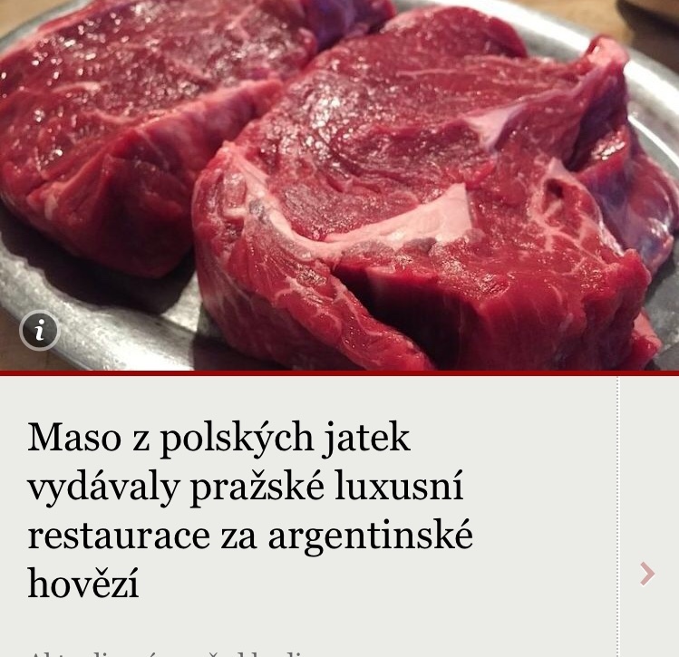 Паника в Европе.  Люди массово перестали покупать говядину из-за страха отравиться. - Чехия, Мясо, Польша, Европа, Длиннопост