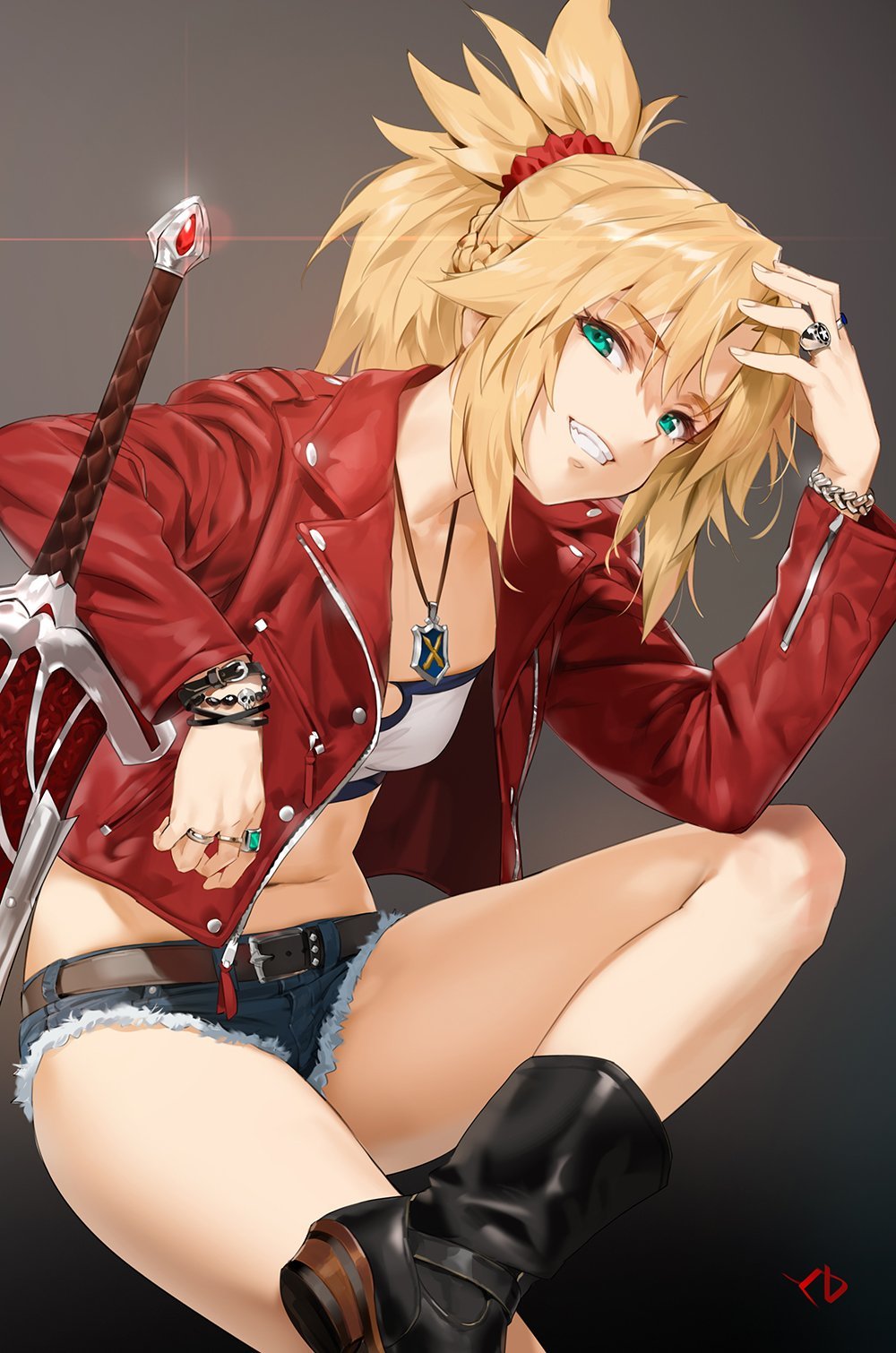 Saber of red - Anime art, Anime, Fate, Mordred, Yang-Do, Fate apocrypha