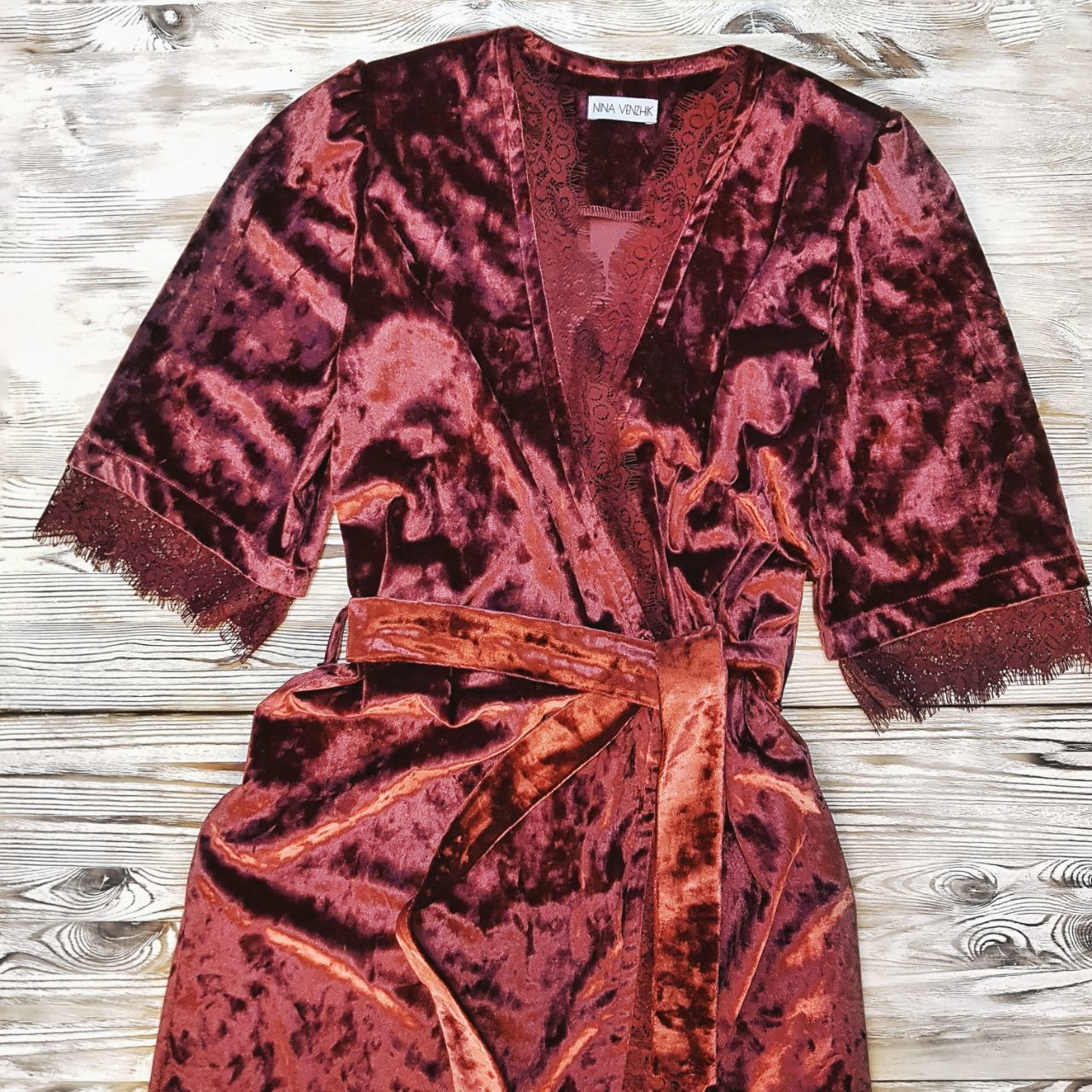 How to sew a velvet dressing gown with lace - My, Sewing, Womens clothing, Creation, Longpost, Needlework with process, Robe