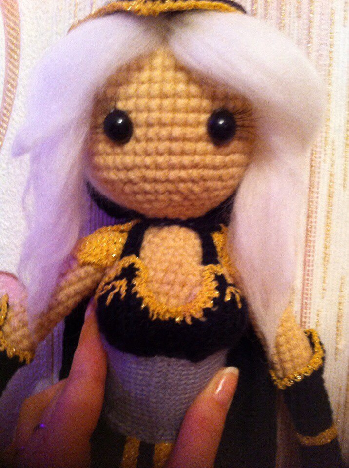 Beauty Ashe from the game League of Legends - My, LOL, League of legends, Amigurumi, Knitted toys, Longpost