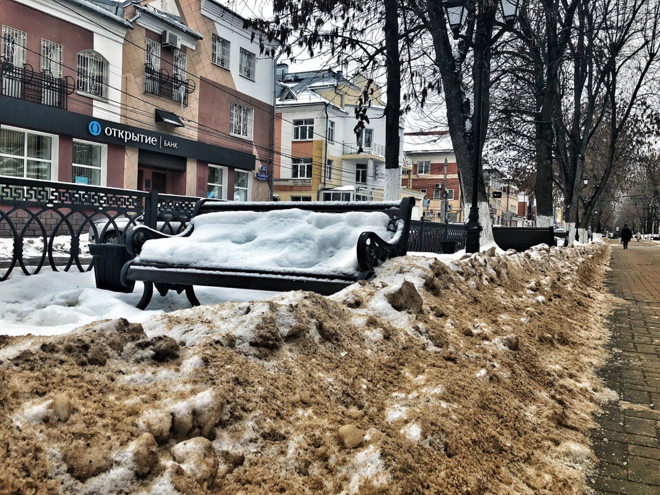 Идеально для романтического вечера - Тверь, Зима, Уборка снега, Длиннопост