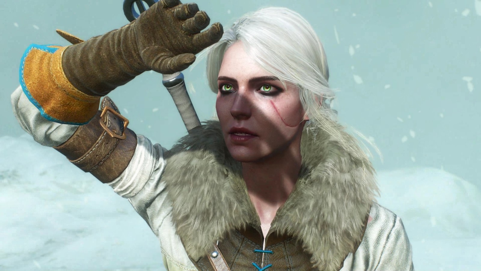 Ciri and white cold. - My, Ciri, Witcher, The Witcher 3: Wild Hunt, The Witcher 3: Wild Hunt, , The final