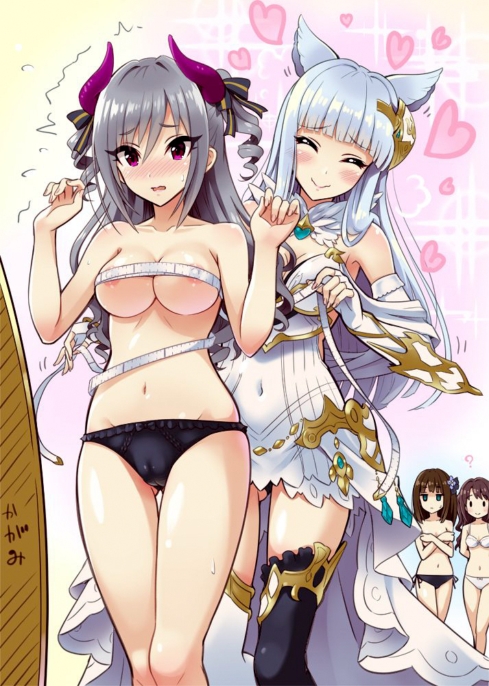 Art Measurements - NSFW, Anime art, Anime, The idolmaster, Granblue fantasy, Korwa, Shibuya rin, Kanzaki ranko, Uzuki Shimamura