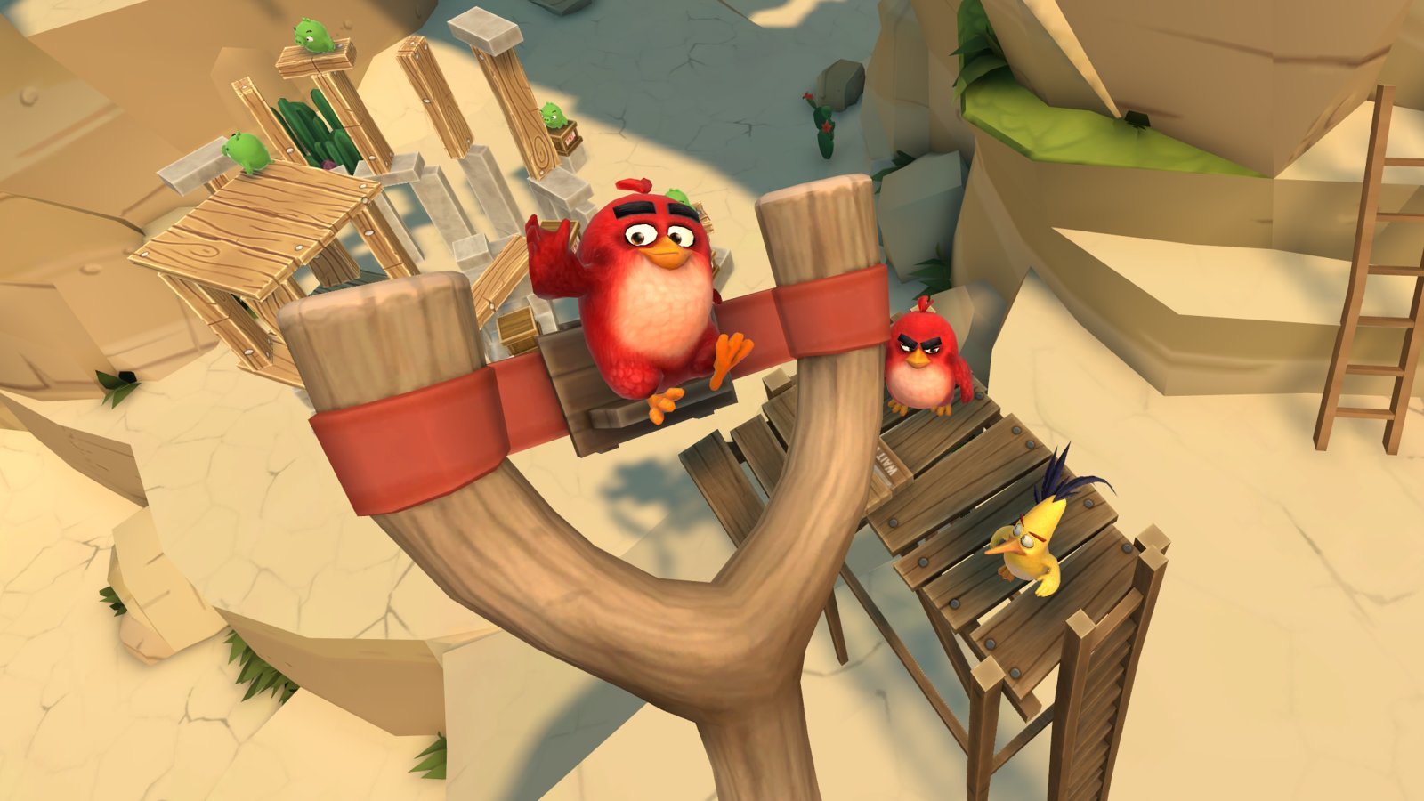 Angry Birds VR — злые птички теперь и в виртуальной реальности | Пикабу