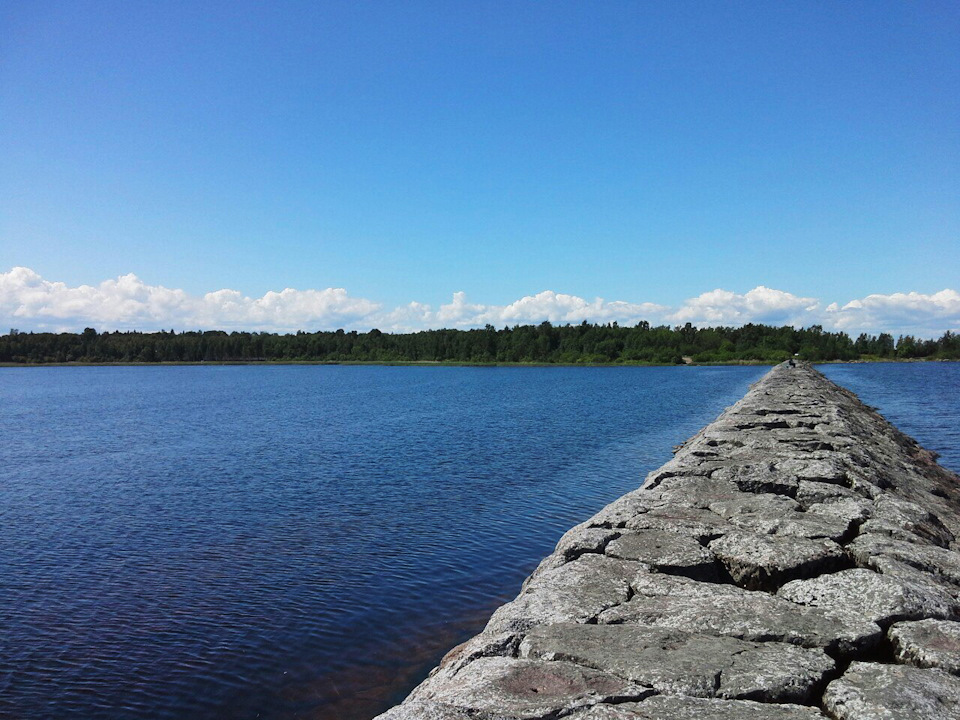 Mol Bath. (one day trip) - My, , , Dam, , Road trip, Ladoga lake, Longpost, The photo