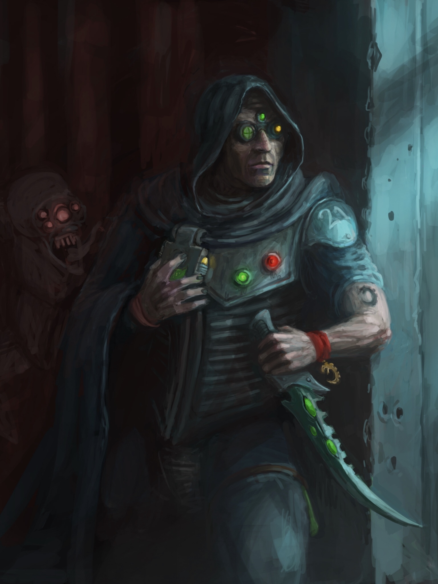 New art from the new genestealer cult codex. - Warhammer 40k, Genocult, Games Workshop, Longpost, Wh Art