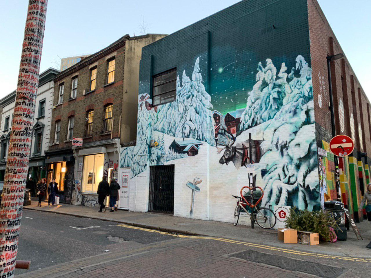 Post with beautiful London graffiti - My, Great Britain, Graffiti, The street, London, Longpost