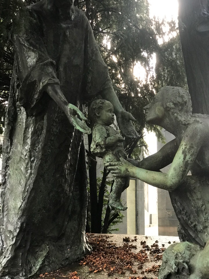 Cemetery in Milan | Cimitero Momumentale di Milano - My, Milan, Cemetery, , Longpost