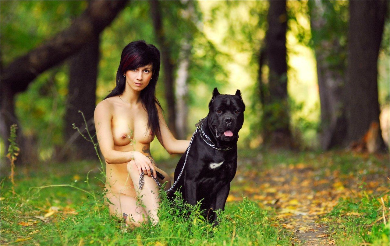 голые подростки с собакой фото 15