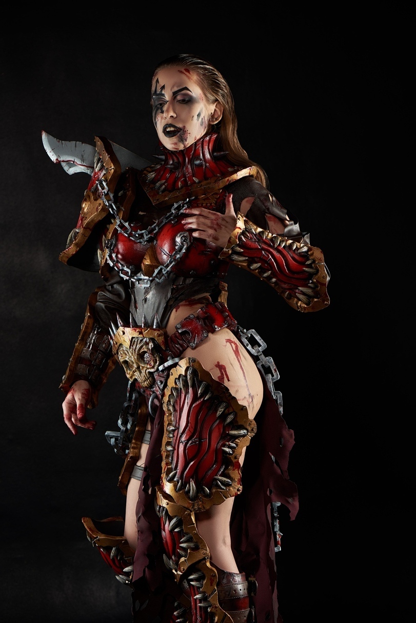 Take up your sword and fight without pain - Khorne guides you! - Warhammer cosplay, Warhammer 40k, , Cosplay, Longpost