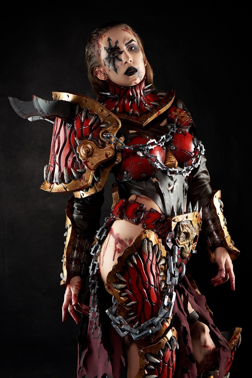 Take up your sword and fight without pain - Khorne guides you! - Warhammer cosplay, Warhammer 40k, , Cosplay, Longpost