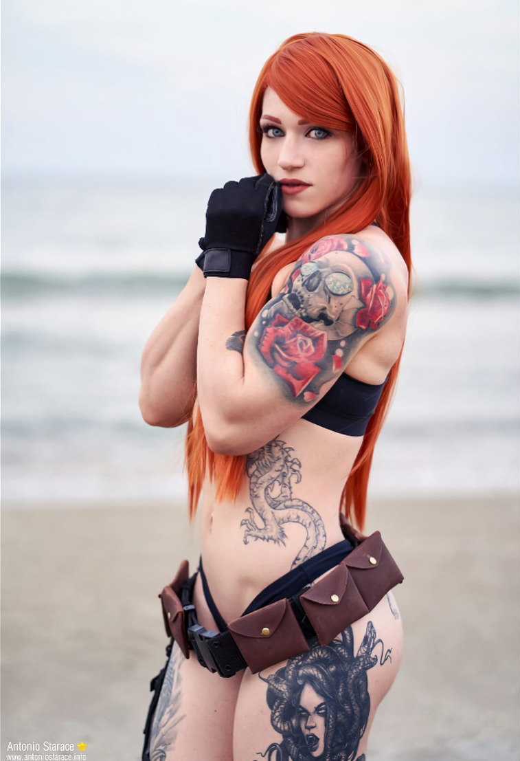 Vanth Inkfit as Kim Possible - Vanth Inkfit, Strong girl, Cosplay, Kim Five-with-plus, Girls, Sports girls, Longpost