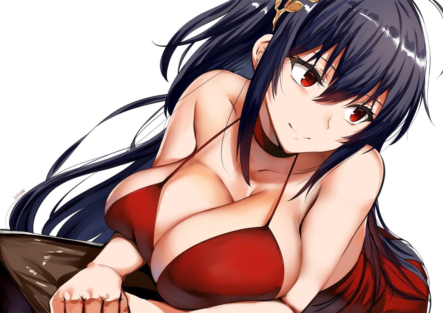 Taihou - Azur lane, Taihou, Boobs, Anime art, Anime, Art