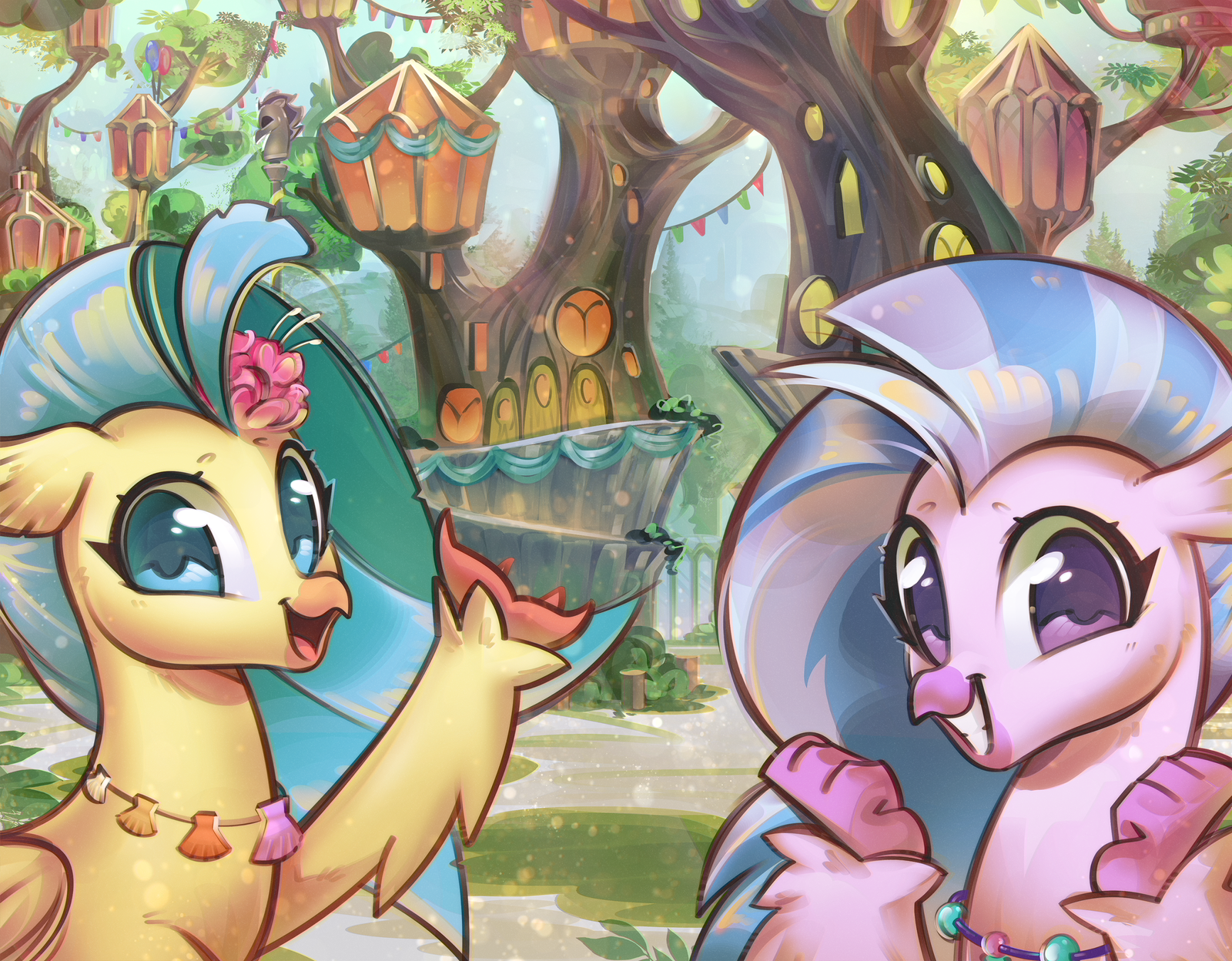 Welcome to Mount Aris! - My Little Pony, Princess Skystar, Silverstream, Mirroredsea