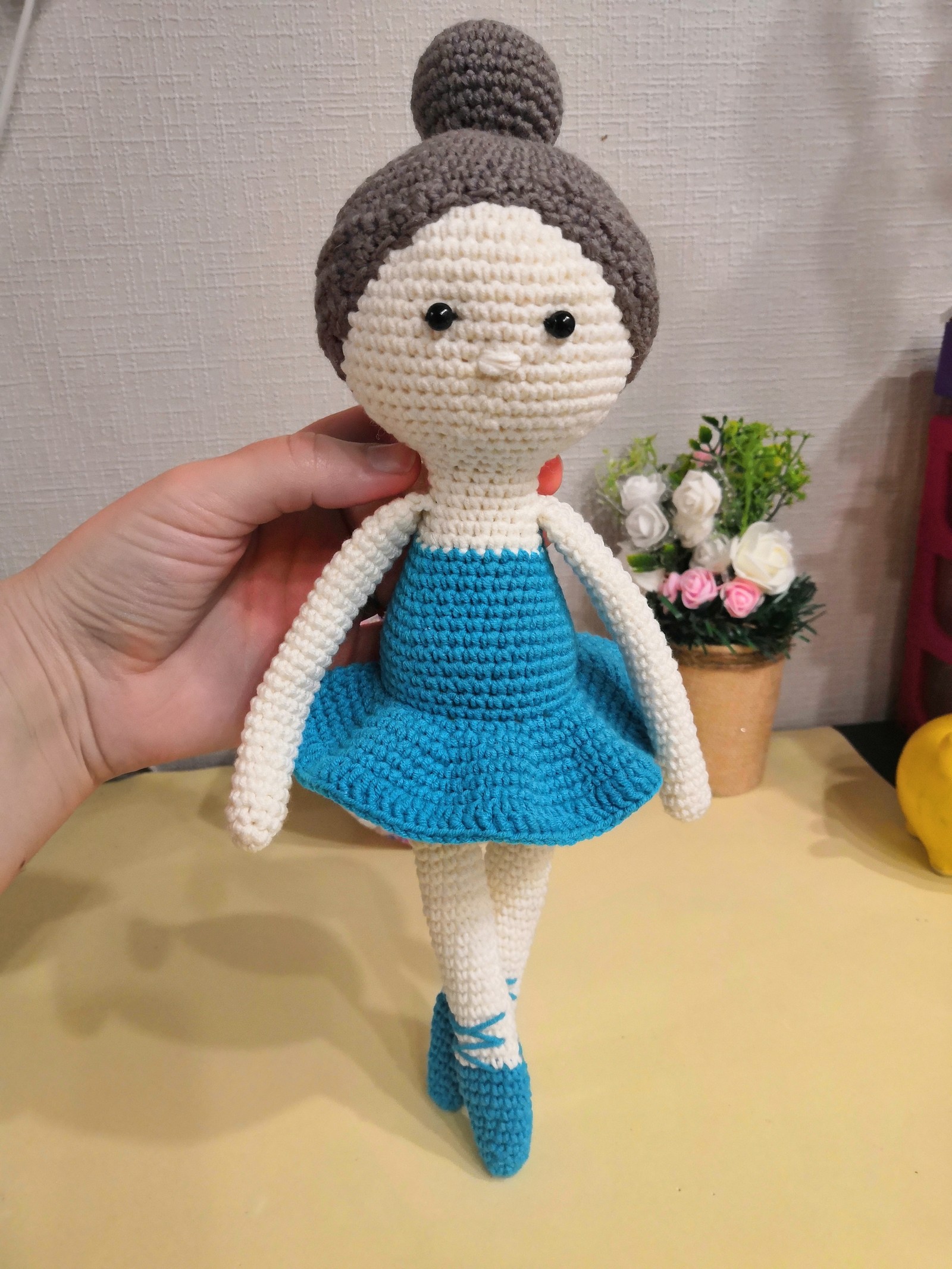 My dolls are ballerinas... I share my work - My, Knitted toys, Crochet, Knitting, I knit, Longpost