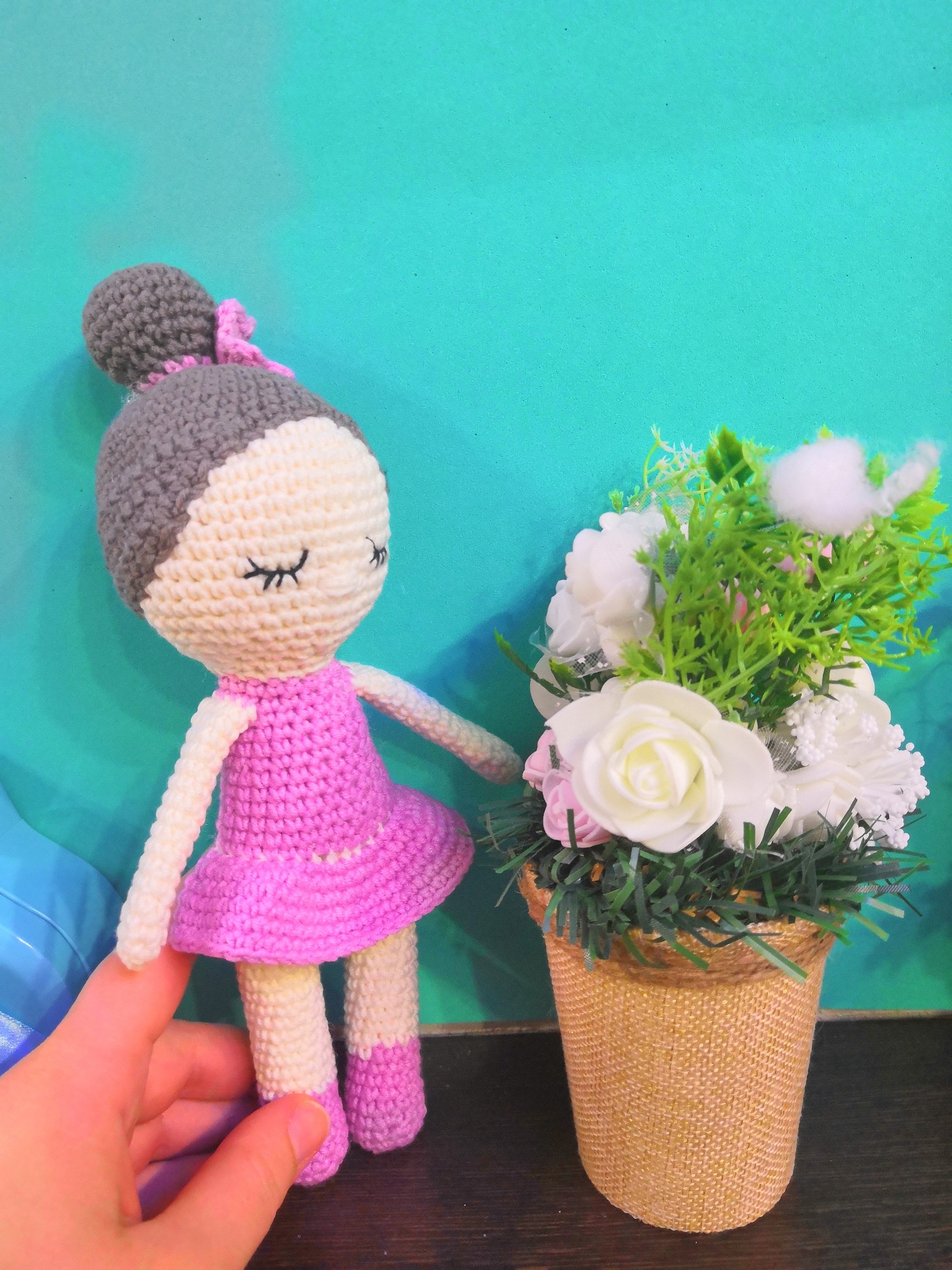 My dolls are ballerinas... I share my work - My, Knitted toys, Crochet, Knitting, I knit, Longpost