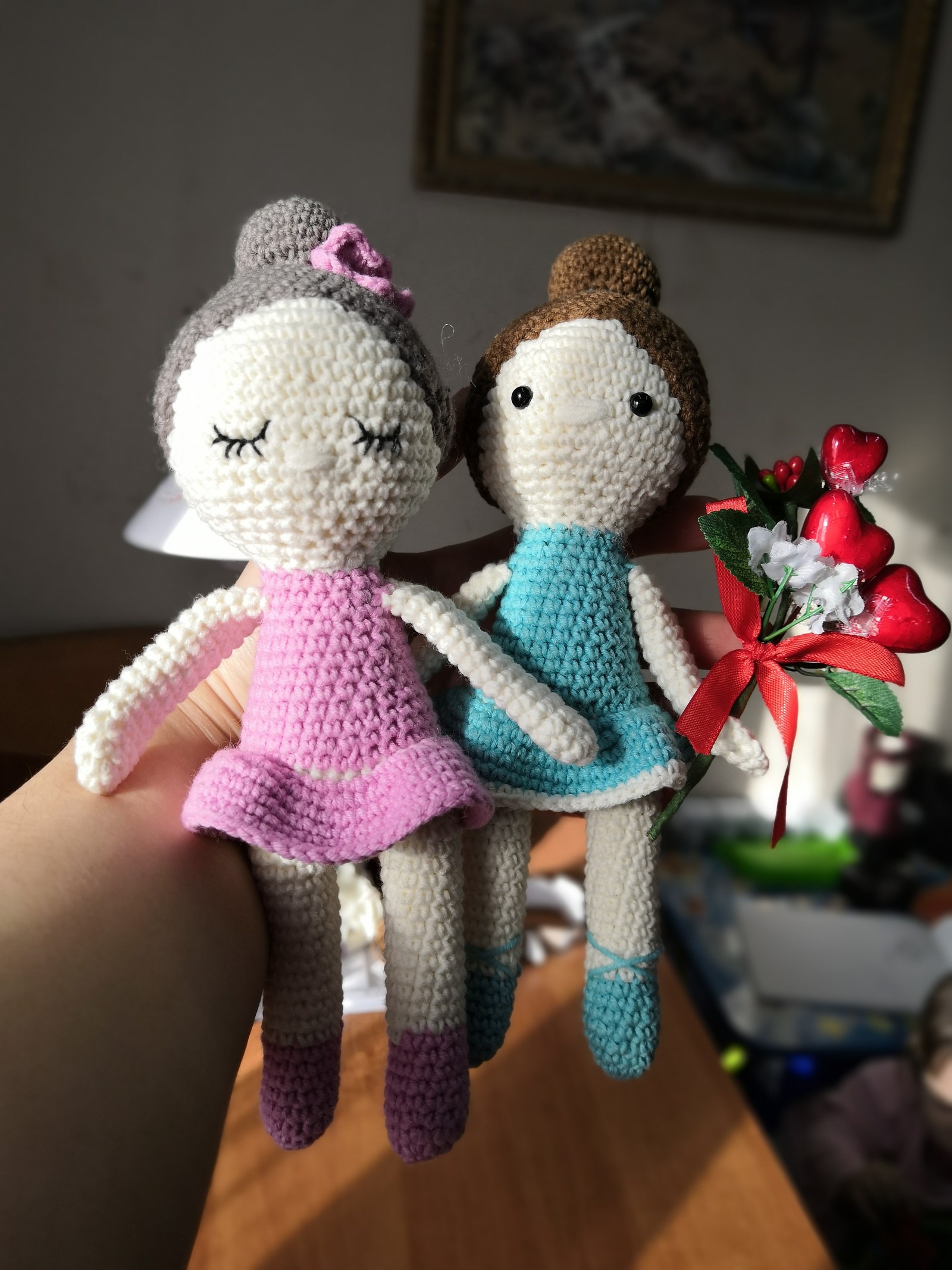 My dolls are ballerinas... I share my work - My, Knitted toys, Crochet, Knitting, I knit, Longpost