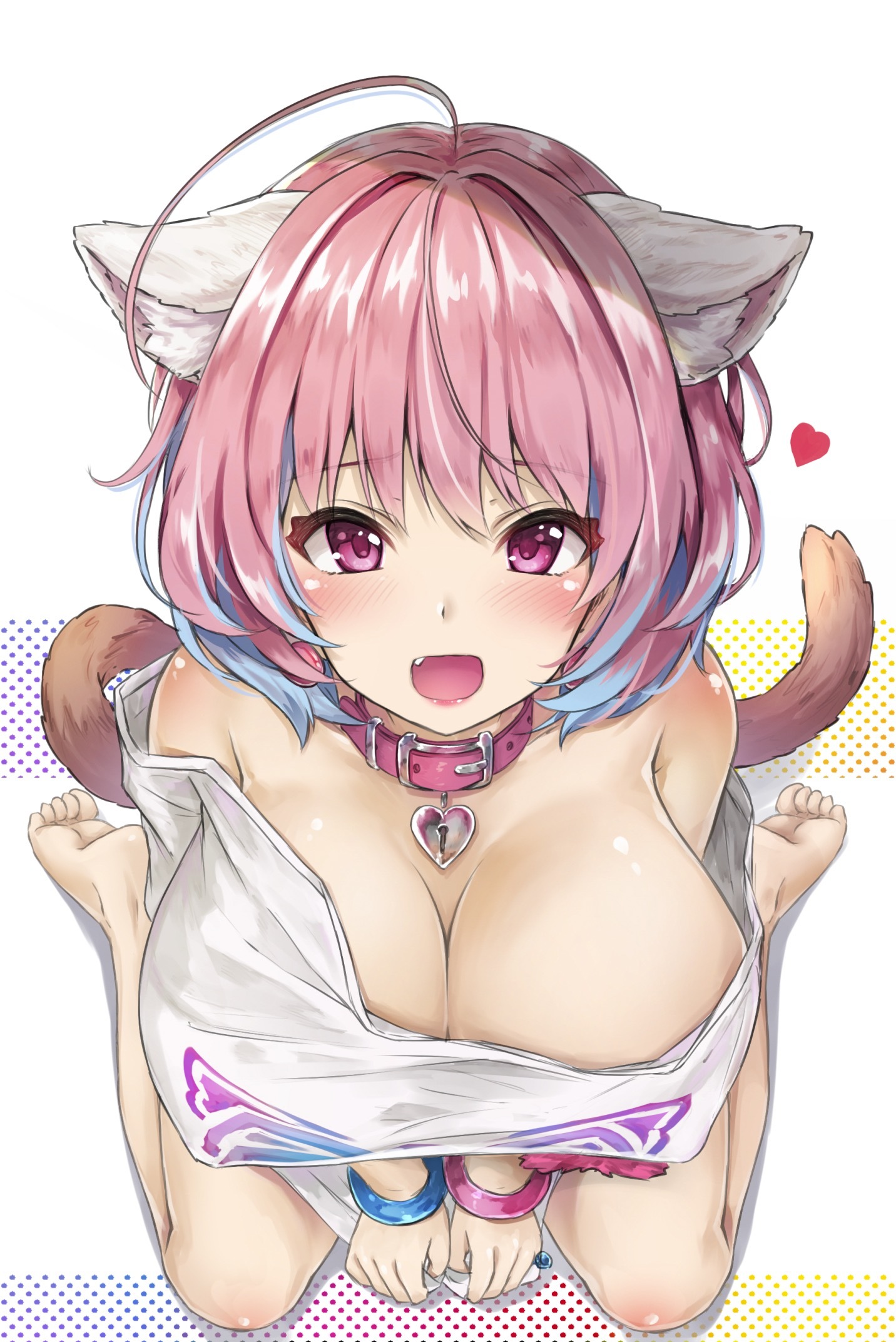 Let's play, master - Anime art, Anime, The idolmaster, Idolmaster Cinderella Girls, Yumemi Riamu, Animal ears