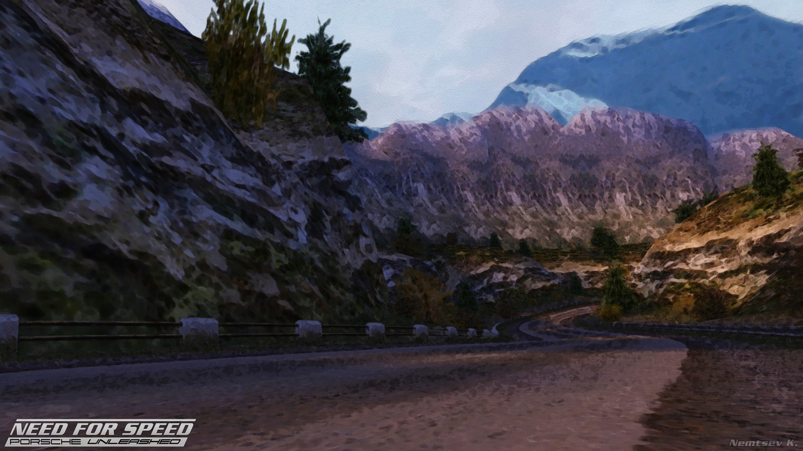 Need for Speed: Porsche Unleashed - Alps - My, Need for speed, Porsche, Nostalgia, Retro Games, Race, Screenshot, Alps, Video, Longpost