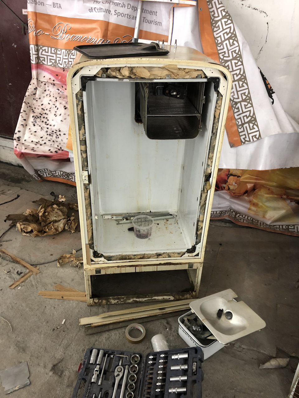 The second life of Zis 52 years - Restoration, Refrigerator, Longpost