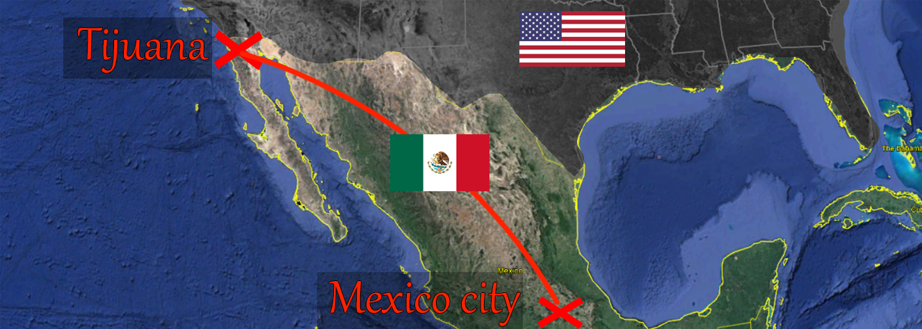 How to illegally cross the US border, not die in the process and write about it on Peekaboo. - My, USA, Mexico, The border, GIF, Longpost, No rating