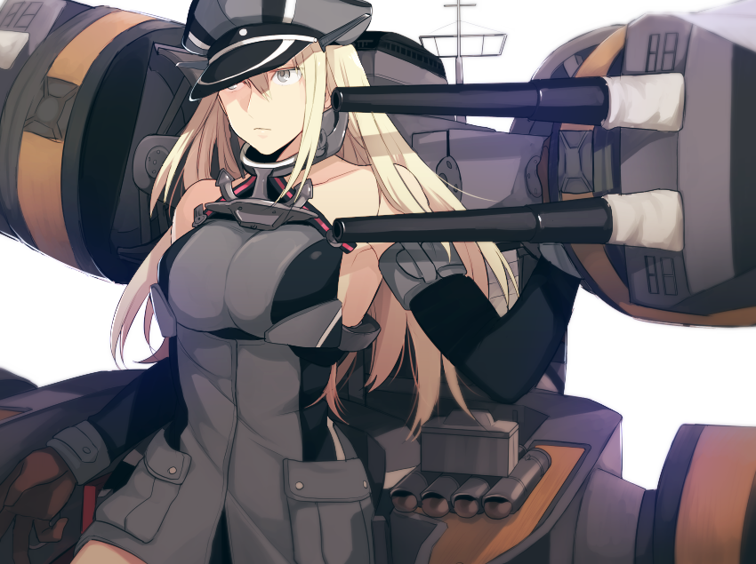 Bismarck Drei (художник: Mannaka) - Kantai Collection, Аниме, Anime Art, Bismarck