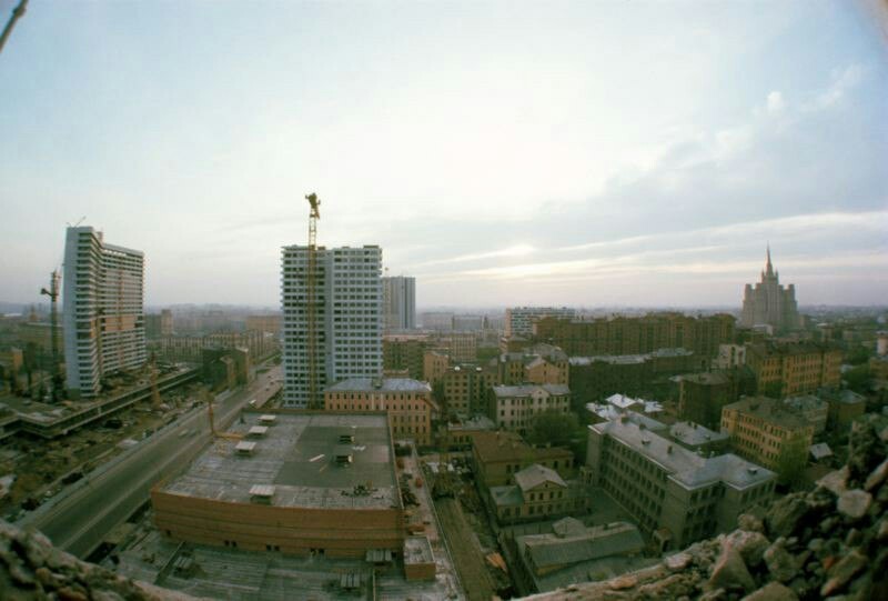 Москва 1967 год - Москва, СССР, Историческое фото, 60-е, Длиннопост, Арбат, Останкинская башня