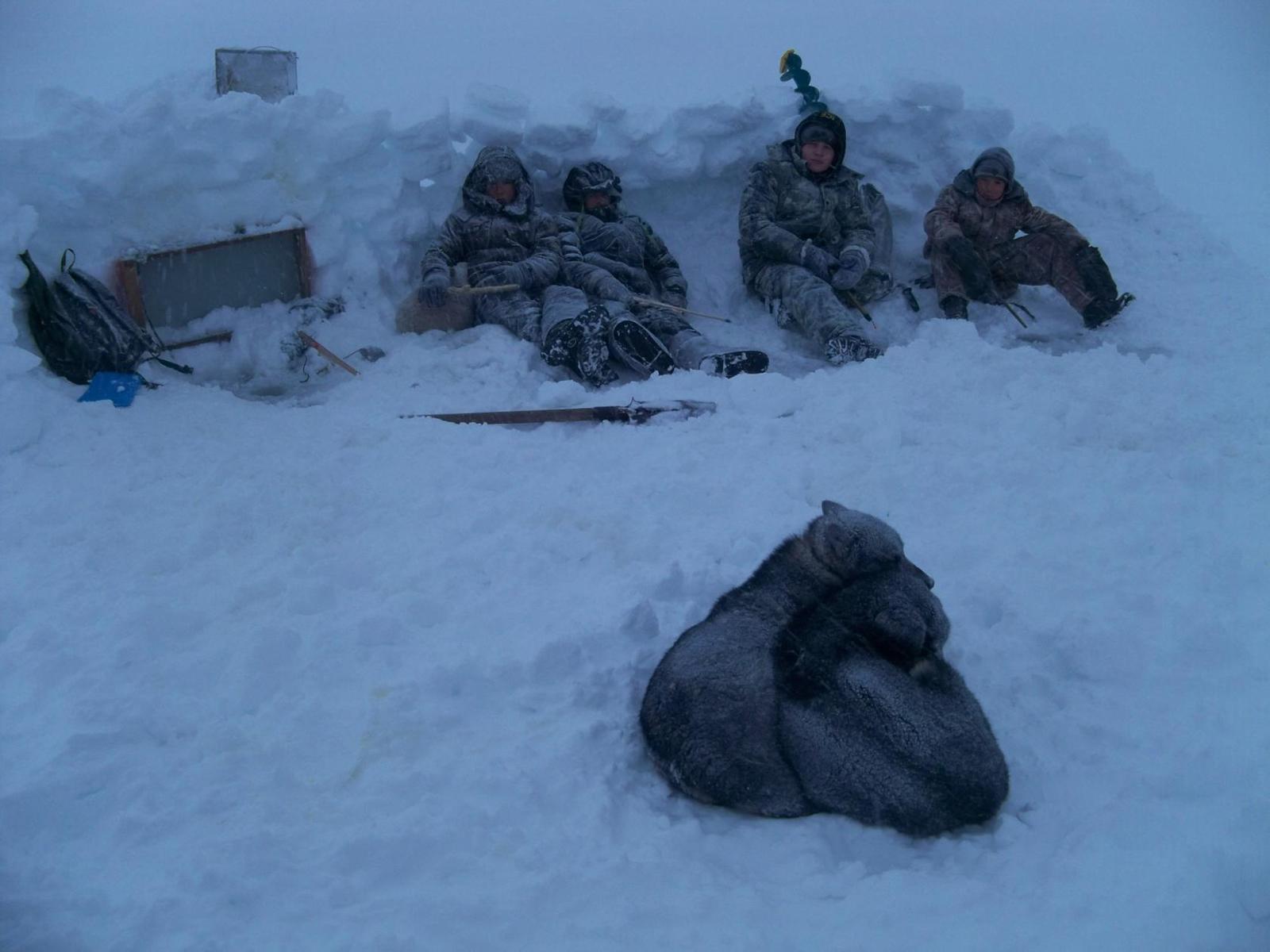 wind fishing - Winter, Fishing, Cold, Smelt, Chukotka, Khatyrka